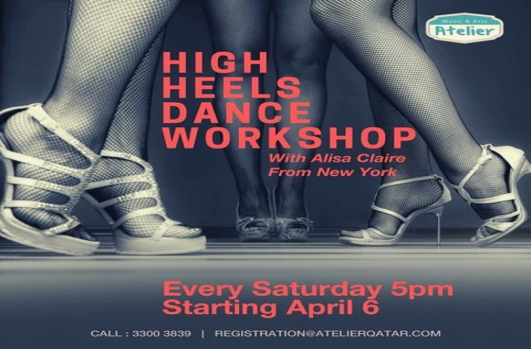 High heels workshop with Alisa Claire in Qatar