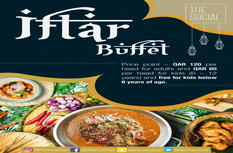 Iftar Buffet at The Social Restaurant