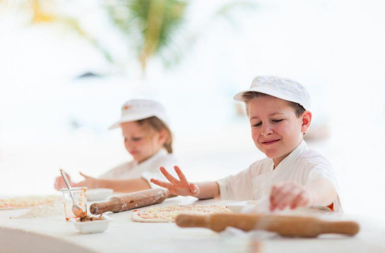 Italian kids cooking class at Marriott Marquis City Center Doha