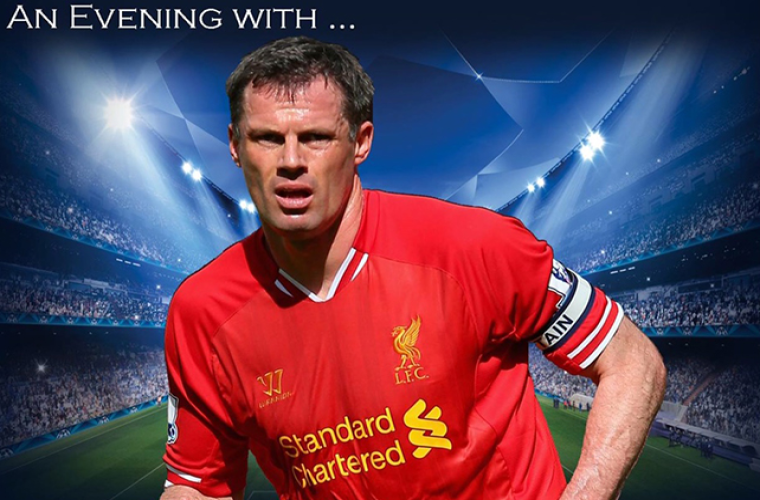 Jamie Carragher at the Marriott Marquis
