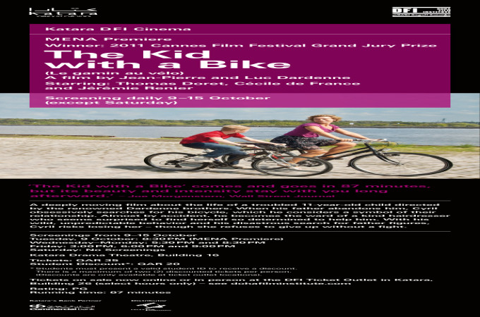  Katara DFI Cinema MENA Premiere: The Kid with a Bike" 