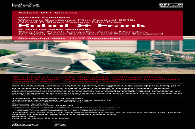  Katara/DFI Cinema - Robot & Frank 