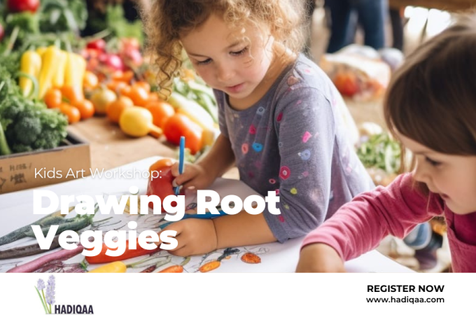 Roots and Shoots! Exploring the underground veggies - Kids Art Workshop