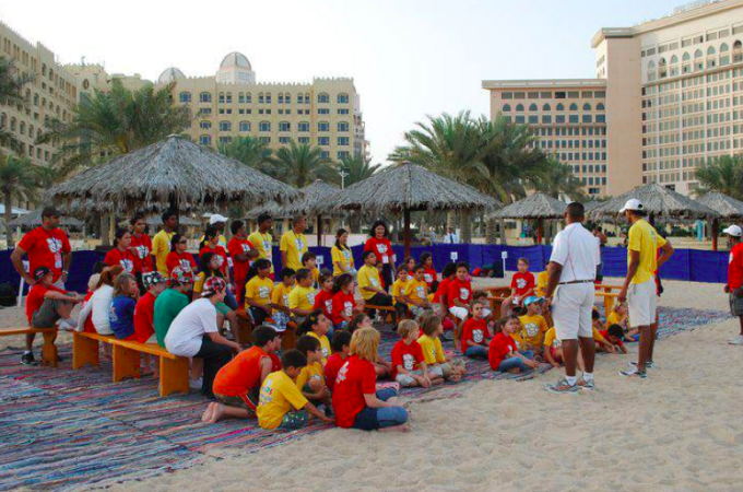 Kids' Camp on the beach for children! 