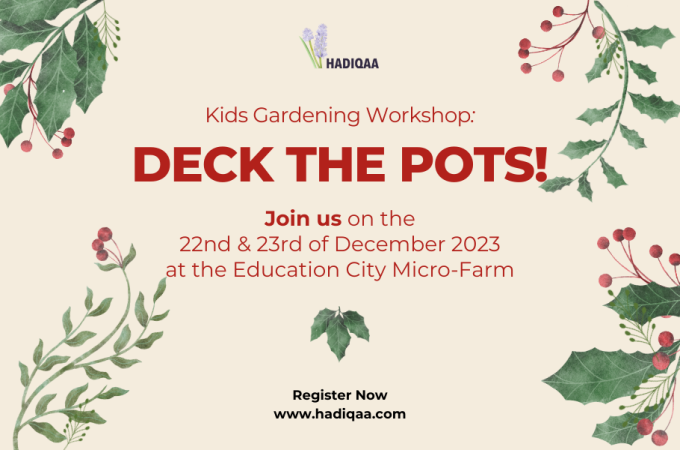 Kids Gardening Workshop: "Deck the Pots!"