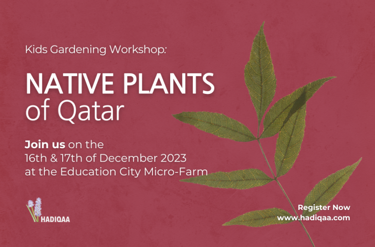Kids Gardening Workshop: "Native Plants of Qatar"
