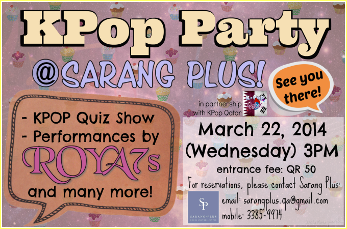 KPop Party @ Sarang Plus