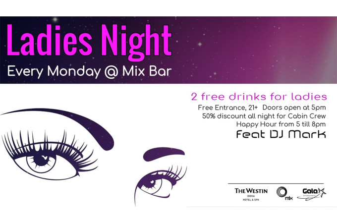 Ladies Night at Mix Bar - Every Mondays