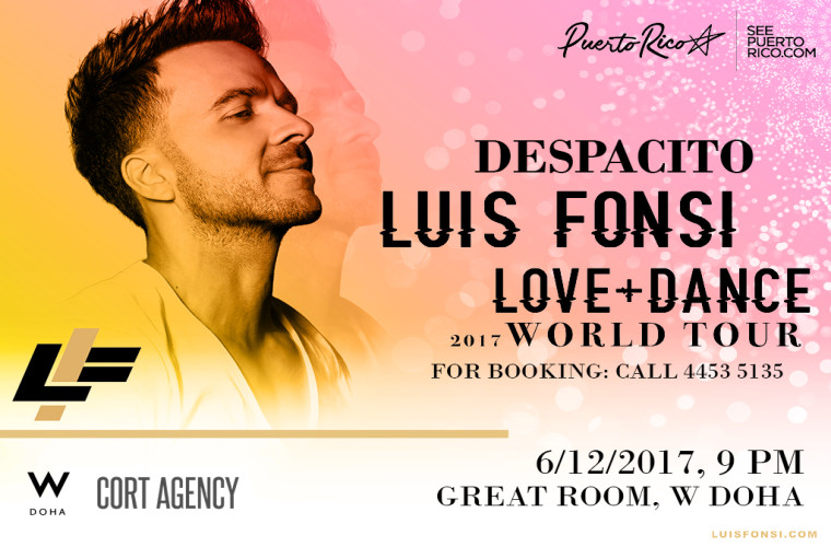 Luis Fonsi, "Despacito", live for the first time in Qatar!