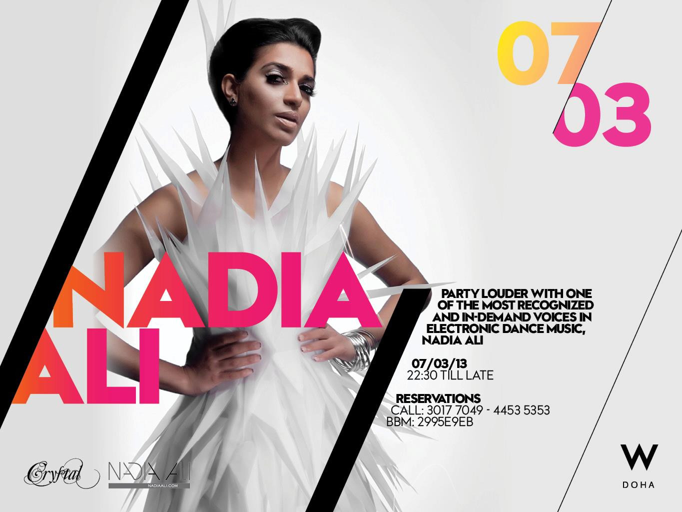 Nadia Ali LIVE in Doha | Qatar Events