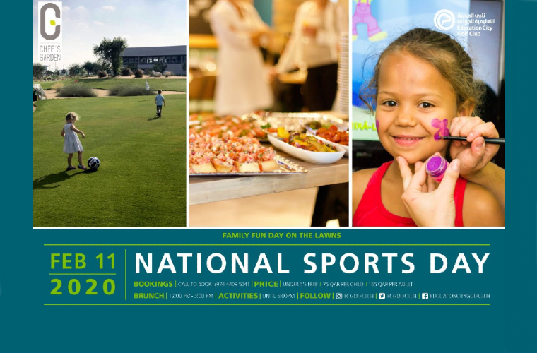 National Sport Day Lawn Brunch & Golf at Education City Golf Club