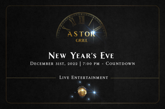New Year's Eve | Caroline Astor Midnight Supper at Astor Grill