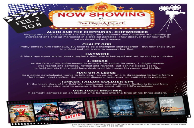 NOW SHOWING at The Cinema Palace, Royal Plaza Mall 