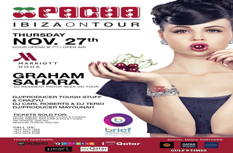 PACHA IBIZA WORLD TOUR - DOHA EDITION - Nov 27, 2014