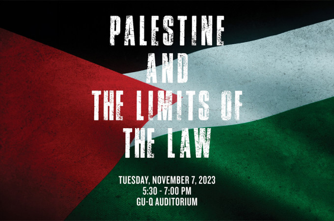 Palestine and the Limits of Law talk by Professor Wadie Said