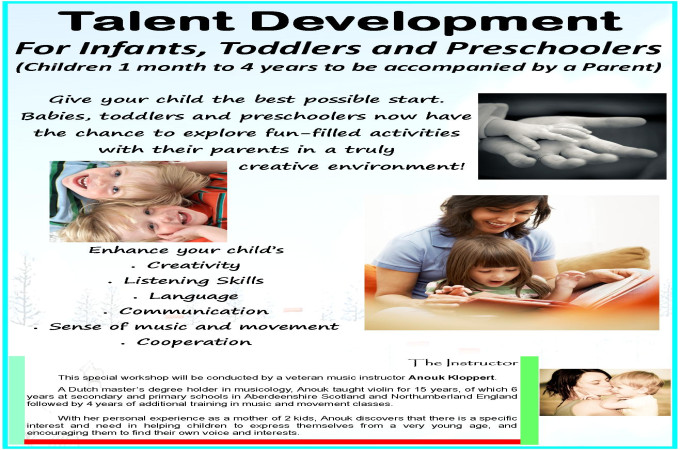 Parent-Child Talent Development Course this Winter