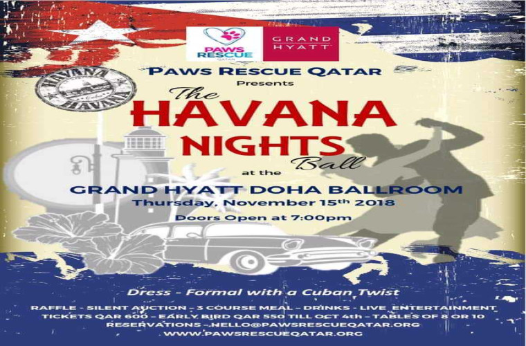 Paws Annual Ball - Presenting Havana Nights