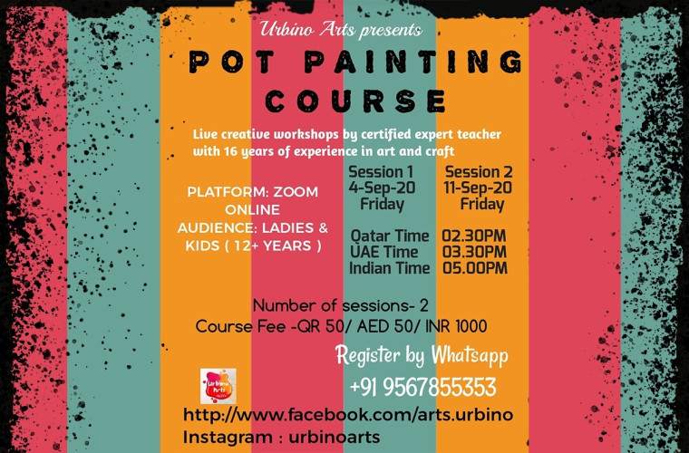Pot Painting Course from Urbino Arts