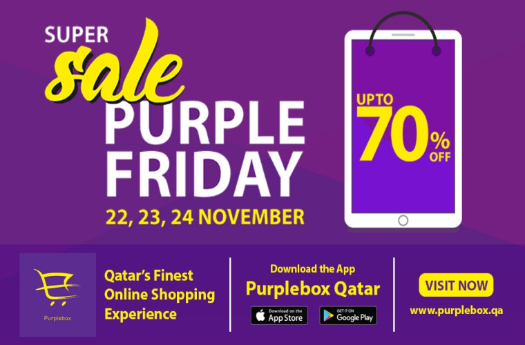 Puprle Friday at Purplebox Qatar | Online Shopping