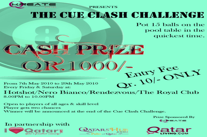Q-KREATE presents The Cue Clash Challenge