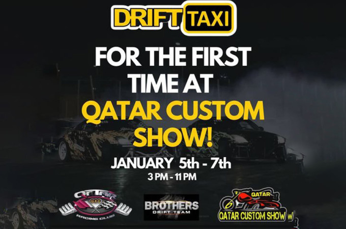 Drift Taxi at Qatar Custom Show