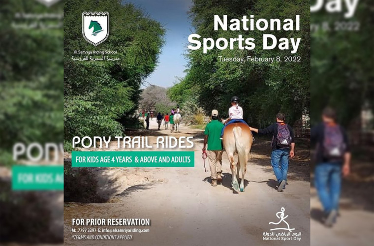 Pony Trail Rides 2022 at Al Samriya Riding School