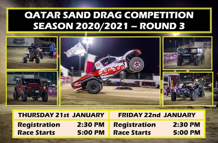 Qatar Sand Drag Competition Season 2020/2021 Round 3