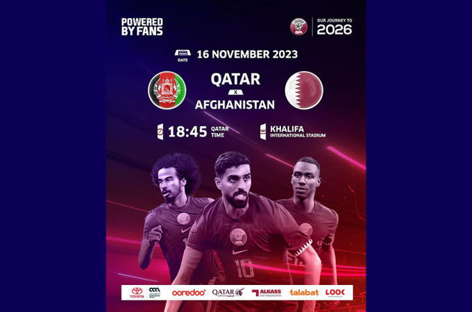 Qatar vs Afghanistan co-qualifiers for 2026 World Cup & 2027 AFC Cup