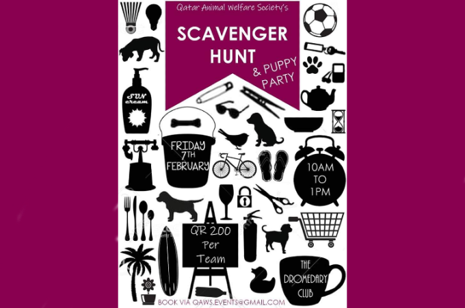 QAWS Scavenger Hunt & Puppy Party