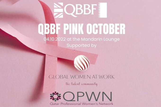 QBBF Pink October at The Mandarin Lounge Doha