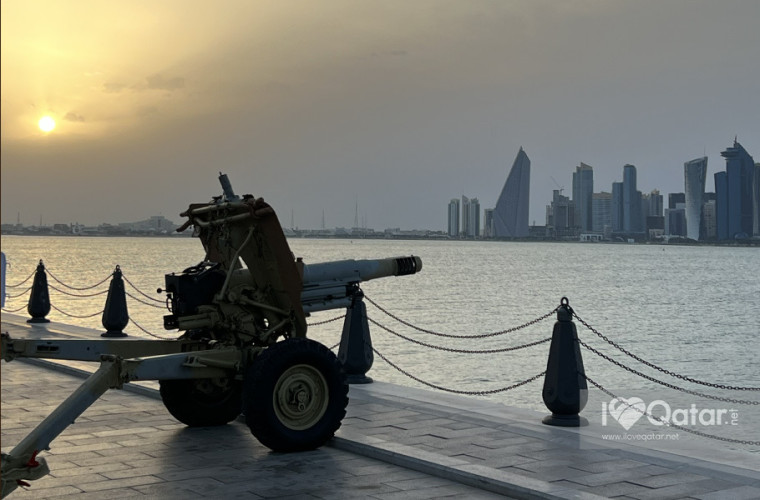 Ramadan 2024 cannon at Old Doha Port