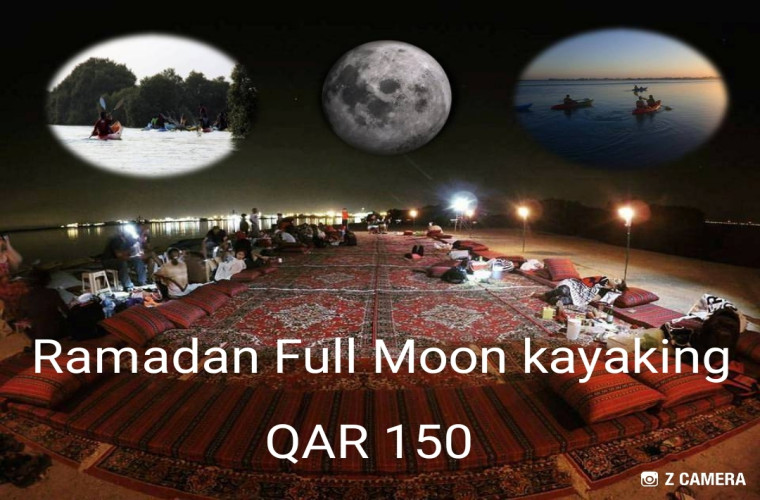 Ramadan Full Moon kayaking at Purple Island