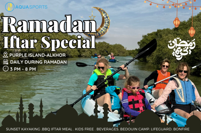 Ramadan Iftar Mangrove Kayak Package -  Purple Island