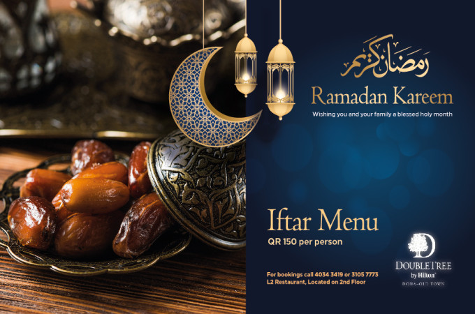 Ramadan Iftar Set Menu at DoubleTree by Hilton Doha Old Town