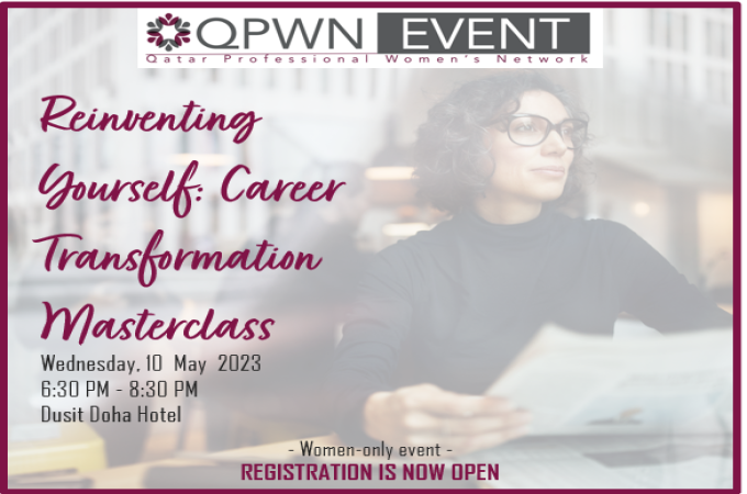 Reinventing Yourself:  Career Transformation Masterclass [Women only]
