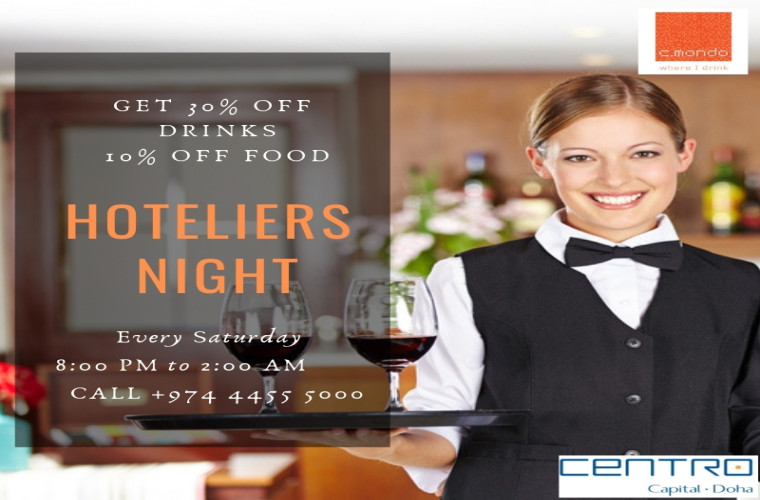 Saturday Hoteliers Night at C.mondo