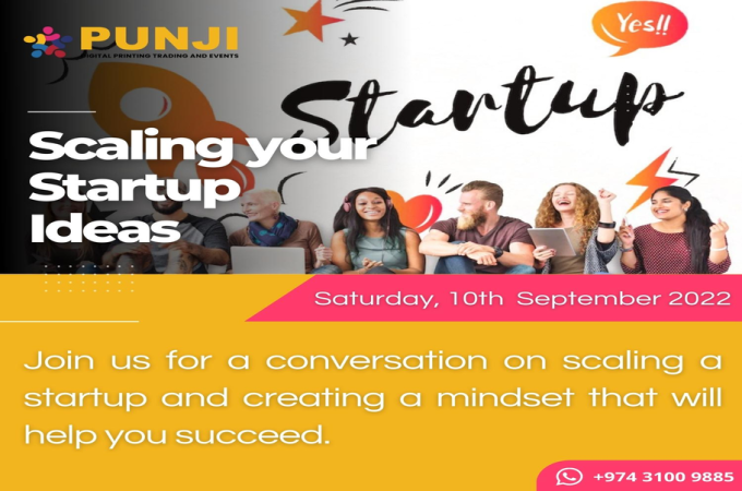 Scaling Your Start-Up Ideas by Punji Digital Printing Trading And Events