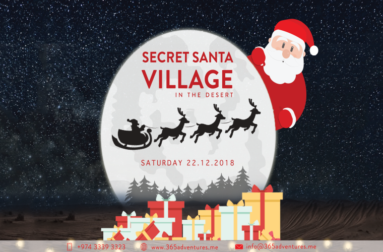 Secret Santa Village in the Desert