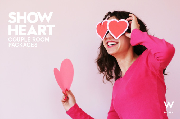 "SHOW HEART" Couple Room Package at W Doha