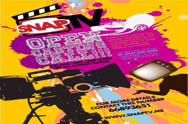 SNAP TV OPEN CASTING CALL