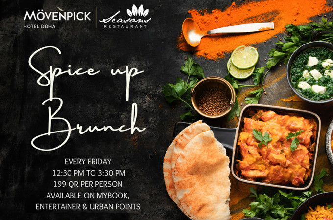 Spice up Brunch Buffet at Movenpick Hotel Doha