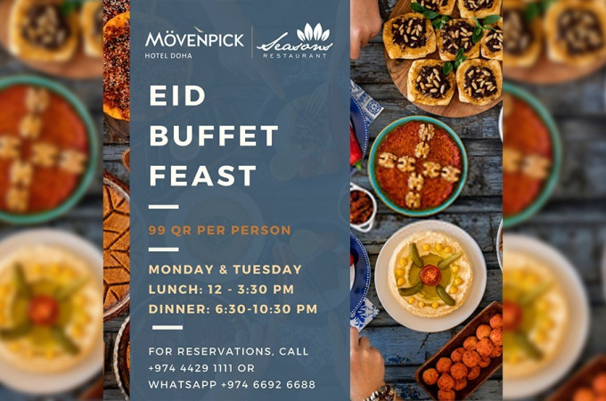 Spread the joy of Eid with Buffet feast at Movenpick Hotel Doha