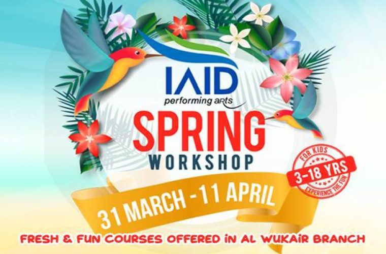 Spring Workshop for kids at Al Wukair!