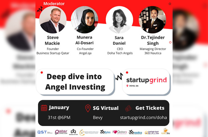 Startup Grind Doha: Deep dive into Angel Investing