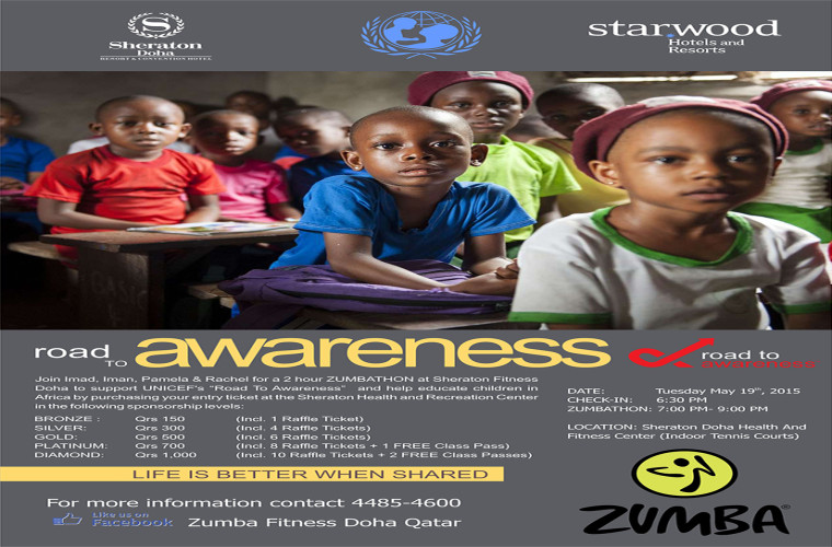 Starwood / UNICEF Road To Awareness ZUMBATHON