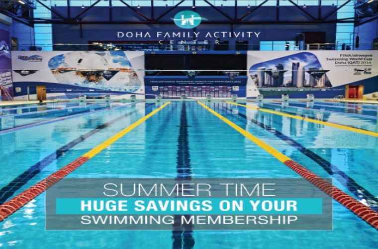 SUMMER OFFER on your swimming membership at Doha Family Activity Center!