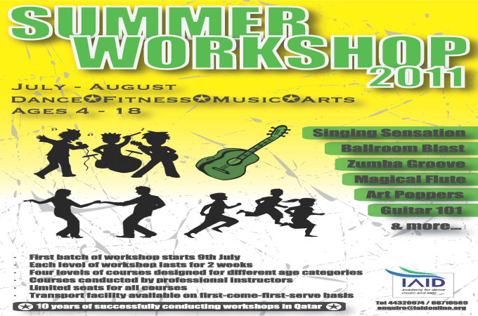 Summer Workshop for Active Kids!