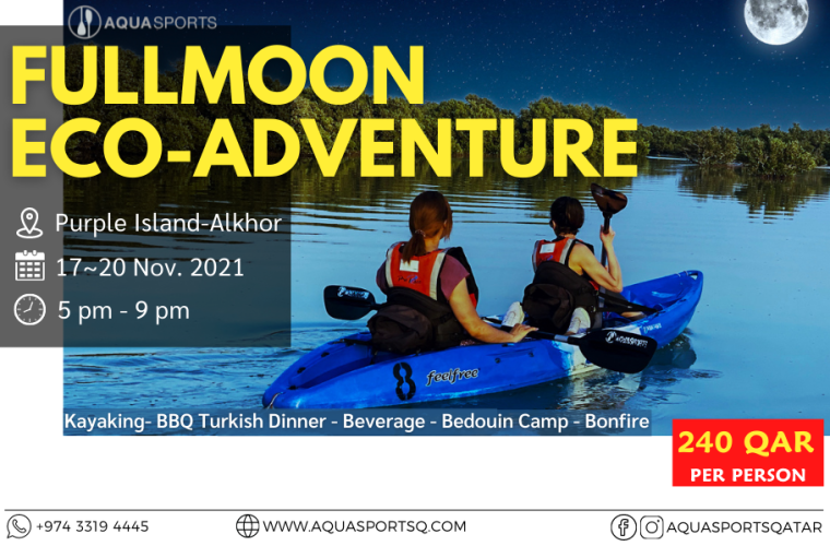 SuperMoon Adventure (Nightfall Kayaking & BBQ Dinner )- Purple Island Alkhor