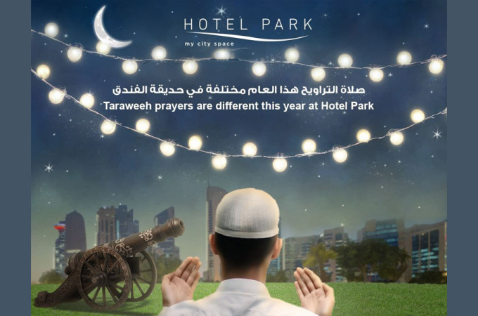 Taraweeh prayers under the stars at Hotel Park