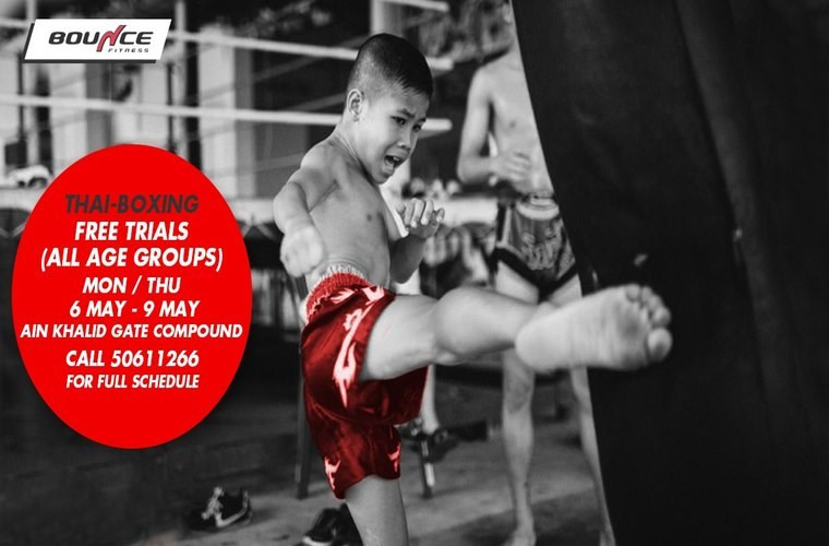 Thai-Boxing Free Trials by Bounce Fitness Qatar